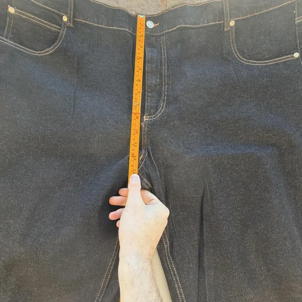 Banana Republic Jeans Mens 50x34 Blue Slim Straight Stretch Denim Dark Wash